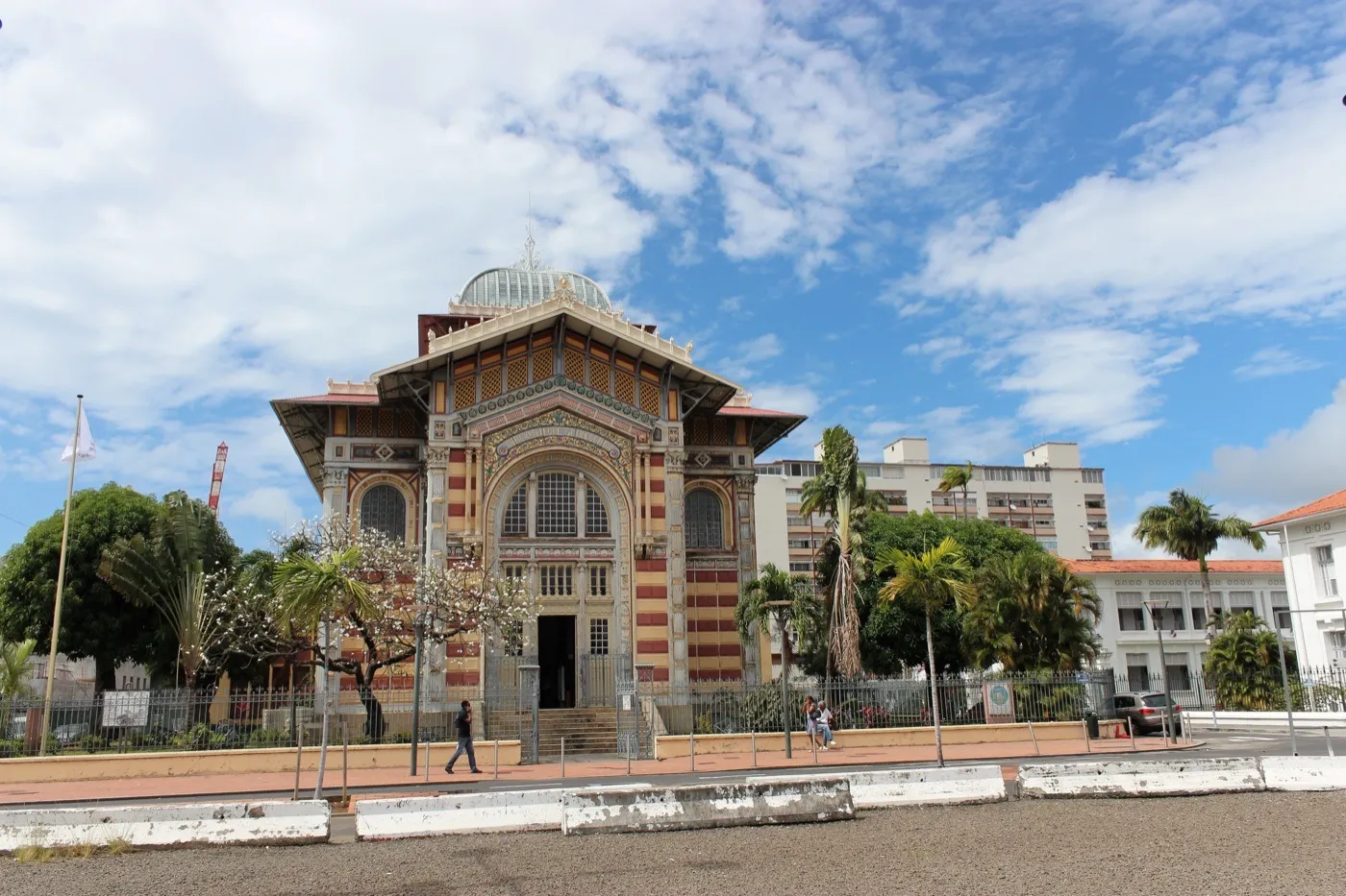 La bibliothèque Schœlcher à Fort-de-France
